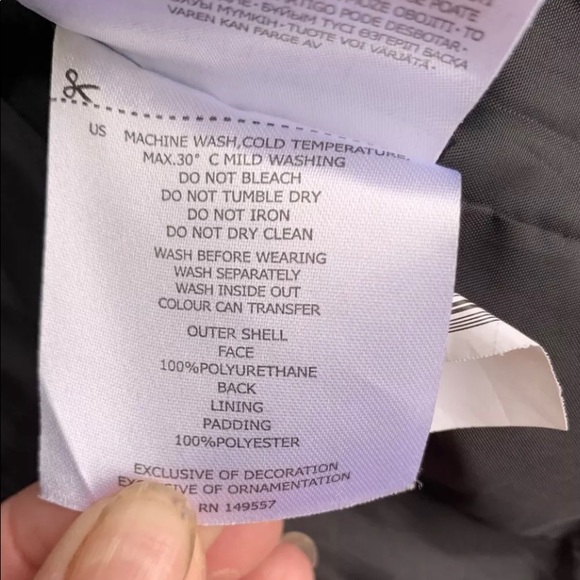 New Amisu Fox leather jacket size 4 - Picture 9 of 9